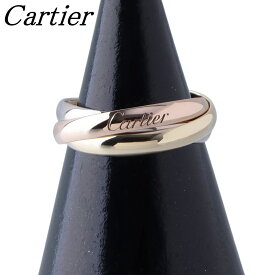 カルティエ トリニティ リング SM #50 Au750PG/WG/YG スリーカラー 新品仕上げ済 Cartier【中古】26340
