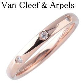ヴァンクリーフ＆アーペル ダイヤ リング タンドルモン エトワール #54 3PD Au750PG 幅2.5mm 新品仕上げ済 VanCleef＆Arpels VCA【中古】26510