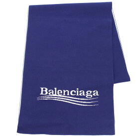 バレンシアガ BALENCIAGA メンズ−マフラー 厚手621026 T3176 4540ブルー系 メンズ tcld-bhsn