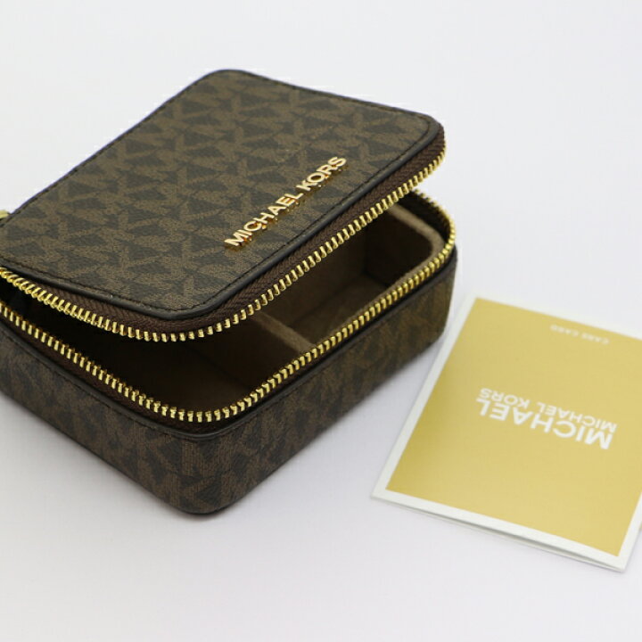 楽天市場 マイケルコース ジュエリーケース ファッション小物 Michael Kors 35t1ggfn8b Brown レディース Tcld1114 Online Shop Vivi 楽天市場店