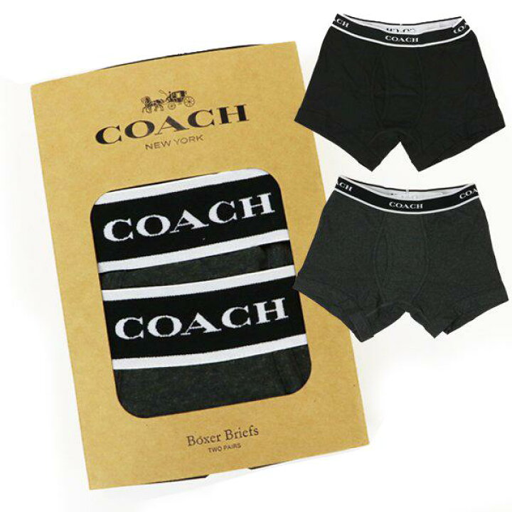 楽天市場】コーチ アンダーウェア アパレル COACH ボクサー パンツ 2個  