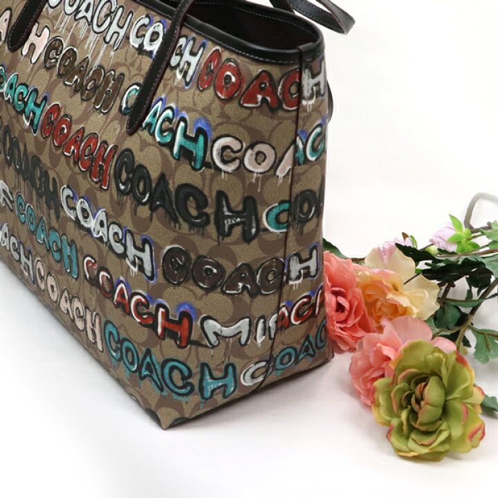 楽天市場】コーチ トートバッグ バッグ COACH プリンテッド コーテッド 