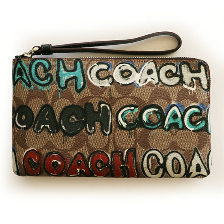 楽天市場】コーチ ポーチ ポーチ COACH プリンテッド コーテッド 