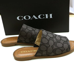 コーチ サンダル ファッション小物 COACH Hazel Sandal In Signature Jacquard CI054/BLK-5-5 レディース US サイズ5.5 約23cm TCLD3104