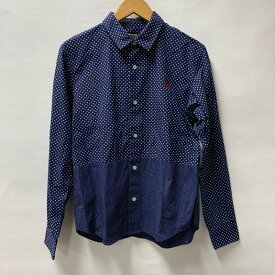 MACKDADDY マックダディー 長袖 シャツ、ブラウス Shirt, Blouse ドット柄 胸刺繍【USED】【古着】【中古】10013940