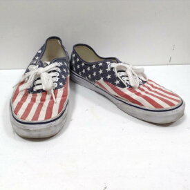 VANS バンズ スニーカー アメリカンフラッグ VANDORE【USED】【古着】【中古】10022043