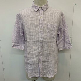 RAGEBLUE レイジブルー 七分袖 シャツ、ブラウス Shirt, Blouse カジュアルシャツ ギンガムチェック【USED】【古着】【中古】10022698