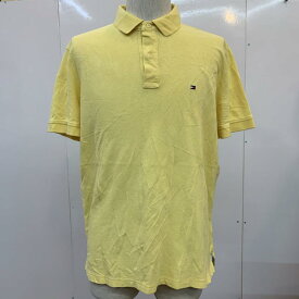 TOMMY HILFIGER トミーヒルフィガー 半袖 ポロシャツ Polo Shirt 無地 ワンポイント【USED】【古着】【中古】10025692