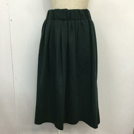 earth music&amp;ecology アースミュージックアンドエコロジー ひざ丈スカート スカート Skirt Medium Skirt タグ付 カットギャザースカート【USED】【古着】【中古】10044139