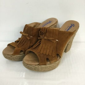 GAIMO ガイモ サンダル サンダル Sandals チャンキーヒール フリンジ ジュート【USED】【古着】【中古】10048106