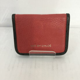 SEE BY CHLOE シーバイクロエ 定期入れ カードケース Card Case Pass Holder, Pass Case パスケース 名刺入れ 2トーン【USED】【古着】【中古】10049258