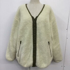 w closet ダブルクローゼット ジャンパー、ブルゾン ジャケット、上着 Jacket 293896 リバーシブルボアブルゾン ノーカラー【USED】【古着】【中古】10065031