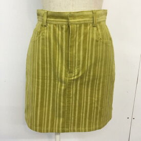 SLY スライ ミニスカート スカート Skirt Mini Skirt, Short Skirt 030CAZ31-6750 STRIPE CORDUROY S／SK【USED】【古着】【中古】10067668