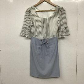 CECIL McBEE セシルマクビー ひざ丈スカート ワンピース One-Piece Medium Skirt 231-30-11085-01-53 ウエスト切替【USED】【古着】【中古】10072541