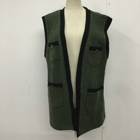 w closet ダブルクローゼット ベスト ベスト Vest 333743 ヘリンボーンポケットベスト【USED】【古着】【中古】10083698