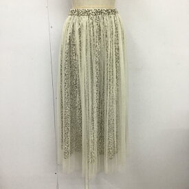 as know as アズノゥアズ ロングスカート スカート Skirt Long Skirt チュールスカート レオパード【USED】【古着】【中古】10088574