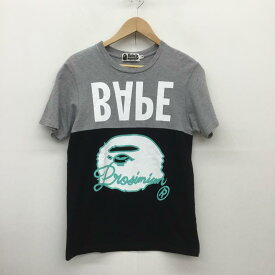 A BATHING APE アベイシングエイプ 半袖 Tシャツ T Shirt 猿顔 バイカラー【USED】【古着】【中古】10089484