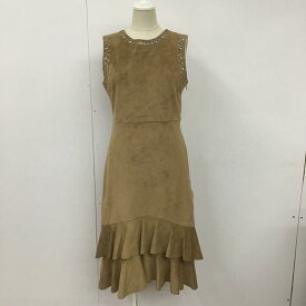 NINE ナイン ロングスカート ワンピース One-Piece Long Skirt 903010907 スウェードワンピ ノースリーブワンピ【USED】【古着】【中古】10091177