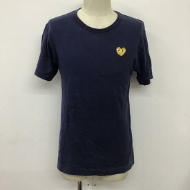 PLAY COMME des GARCONS プレイコムデギャルソン 半袖 Tシャツ T Shirt AZ-T216 PLAY GOLD HEART ワッペン【USED】【古着】【中古】10092435