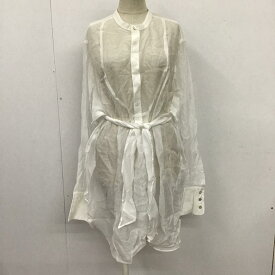 Ungrid アングリッド 長袖 シャツ、ブラウス Shirt, Blouse 112130408501-01 ウエストリボンドレスシャツ シアーブラウス タグ付き【USED】【古着】【中古】10100817