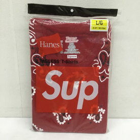 Supreme シュプリーム 半袖 Tシャツ T Shirt Hanes ヘインズ Bandana Tagless Tees 2Pack【USED】【古着】【中古】10100916