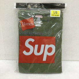 Supreme シュプリーム 半袖 Tシャツ T Shirt Hanes ヘインズ Tagless Tees 2Pack【USED】【古着】【中古】10100918