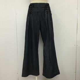 SENSEOFPLACE センスオブプレイス デニム、ジーンズ パンツ Pants, Trousers Denim Pants, Jeans AA85-24A016 ボトム デニムパンツ ワイドパンツ カジュアルパンツ フレアパンツ【USED】【古着】【中古】10101061