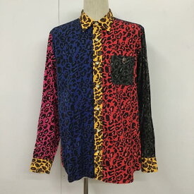 A BATHING APE アベイシングエイプ 長袖 シャツ、ブラウス Shirt, Blouse クレイジーパターン レオパード ヒョウ柄【USED】【古着】【中古】10101491