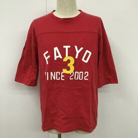 FAT エフエイティー 半袖 Tシャツ T Shirt 半袖カットソー プリントTシャツ クルーネックカットソー【USED】【古着】【中古】10101919