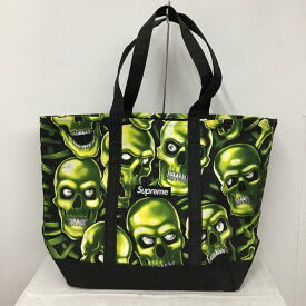 Supreme シュプリーム トートバッグ トートバッグ Tote Bag Skull Pile Denim Tote 18SS ドクロ スカル ロゴ【USED】【古着】【中古】10102451