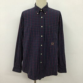 TOMMY HILFIGER トミーヒルフィガー 長袖 シャツ、ブラウス Shirt, Blouse 長袖シャツ チェックシャツ ボタンダウンシャツ カジュアルシャツ【USED】【古着】【中古】10102561