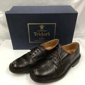 Tricker's トリッカーズ 革靴 革靴 Leather Shoes M5636 カントリーシューズ プレーントゥ 9.5【USED】【古着】【中古】10103084