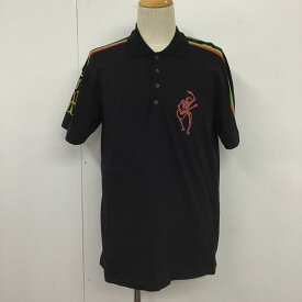 DIESEL ディーゼル 半袖 ポロシャツ Polo Shirt バックプリント ロゴ ドクロ 刺繍【USED】【古着】【中古】10103685