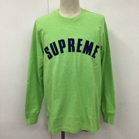 Supreme シュプリーム 長袖 Tシャツ T Shirt 16SS Supreme Arc Logo L/S Top Lime【USED】【古着】【中古】10103735