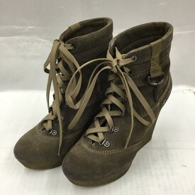 DIESEL ディーゼル ブーティ ブーツ Boots Booties レースアップ ウェッジソール 36【USED】【古着】【中古】10104329