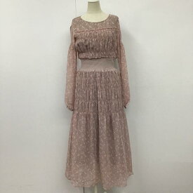 MERCURYDUO マーキュリーデュオ ロングスカート ワンピース One-Piece Long Skirt 002050301401-01 バックリボンシャーリングワンピース ロングワンピース 長袖シャツワンピース【USED】【古着】【中古】10104739