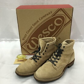 WESCO ウエスコ ショートブーツ ブーツ Boots Short Boots BE207700 Custom Jobmaster 10E 箱有 スエード【USED】【古着】【中古】10104749