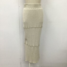 MERCURYDUO マーキュリーデュオ ロングスカート スカート Skirt Long Skirt 002020800501-01 リブメロータイトスカート【USED】【古着】【中古】10106977