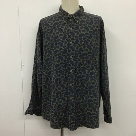 USED 古着 長袖 シャツ、ブラウス Shirt, Blouse ボタンダウン コットン【USED】【古着】【中古】10107661