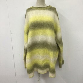 JEANASIS ジーナシス 長袖 ニット、セーター Knit, Sweater JS063855MC 3Gグラデーションプルオーバー【USED】【古着】【中古】10108304