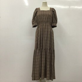 archives アルシーヴ ロングスカート ワンピース One-Piece Long Skirt 07-0211 Backコンシャスティアードワンピース 半袖【USED】【古着】【中古】10108329