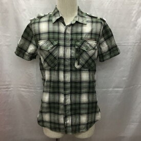 DIESEL ディーゼル 半袖 シャツ、ブラウス Shirt, Blouse 半袖シャツ カラーシャツ 半袖カットソー チェックシャツ【USED】【古着】【中古】10108524