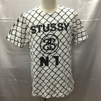 STUSSY ステューシー 半袖 Tシャツ T Shirt 半袖カットソー プリントTシャツ クルーネックカットソー【USED】【古着】【中古】10108709