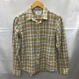 STUDIOUS ステュディオス 長袖 シャツ、ブラウス Shirt, Blouse 長袖シャツ カラーシャツ ポケットシャツ 長袖カットソー チェックシャツ【USED】【古着】【中古】10108710