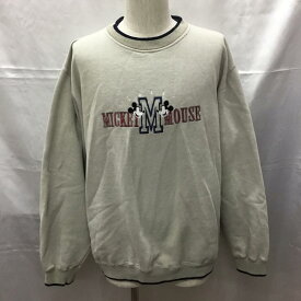 Disney ディズニー 長袖 トレーナー Sweat, Sweatshirt スウェット ミッキー【USED】【古着】【中古】10108800