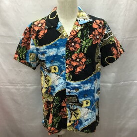 VOLCOM ボルコム 半袖 シャツ、ブラウス Shirt, Blouse 半袖シャツ カラーシャツ 半袖カットソー プリントシャツ【USED】【古着】【中古】10109001