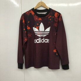 adidas アディダス 長袖 カットソー Cut and Sewn gc6836 WCREWSWEATER(floral) 長袖カットソー クルーネックカットソー プリントカットソー【USED】【古着】【中古】10109162