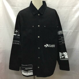 ZARA ザラ ジャケット、ブレザー ジャケット、上着 Jacket 1466 312 800 襟コーデュロイ プリント【USED】【古着】【中古】10109641