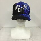 NEW ERA ニューエラ キャップ 帽子 Cap NEW YORK CITY 宇宙柄【USED】【古着】【中古】10109909