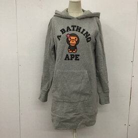 A BATHING APE アベイシングエイプ ひざ丈スカート ワンピース One-Piece Medium Skirt スウェットワンピース【USED】【古着】【中古】10111416